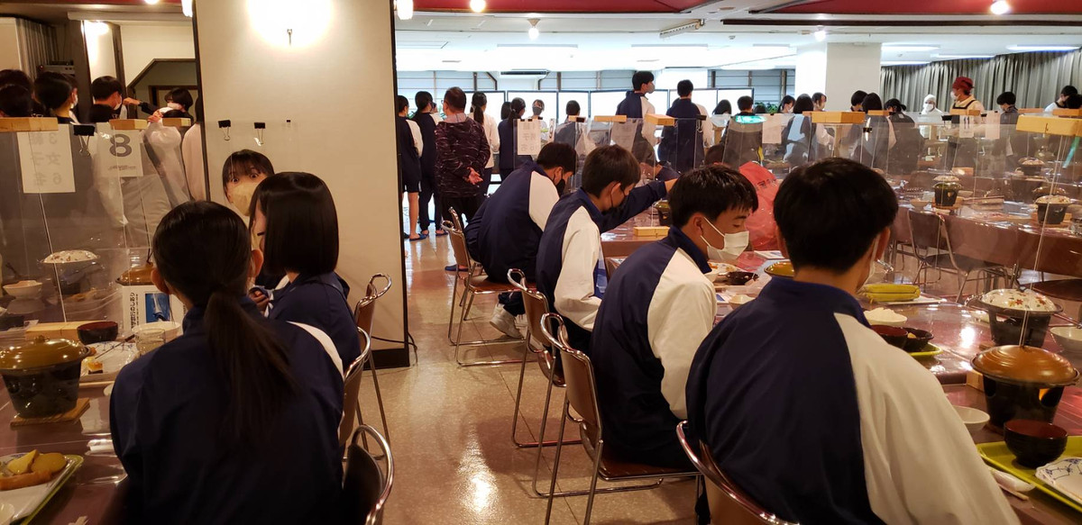 指宿市立指宿商業高等学校 修学旅行3日目（夕食他）